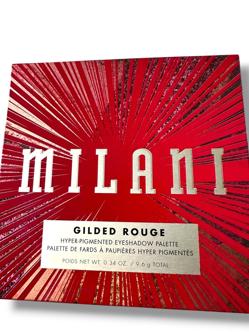 Milani Gilded Rouge Hyper-Pigmented Eyeshadow Palette NEW SEALED 16 Shades
